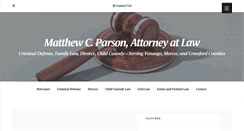 Desktop Screenshot of lawfirmfranklin.com